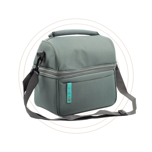 كفة شنطة الأدوات القهوة اخضر