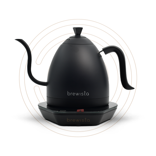 برويستا غلاية ماء ذات عنق منحني 1000 مل أسود