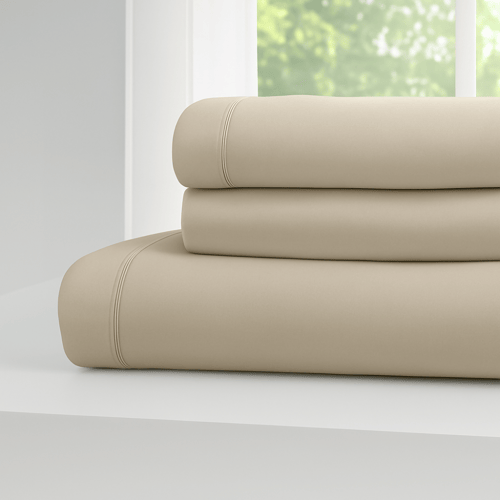 طقم شراشف مزدوج كنج 3 قطع قطن 100%