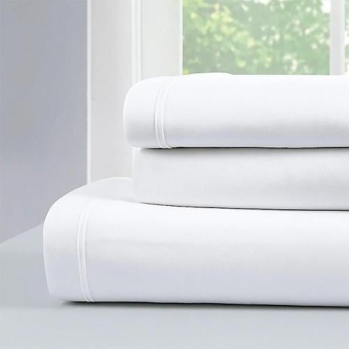 طقم شراشف مزدوج كنج 3 قطع قطن 100%