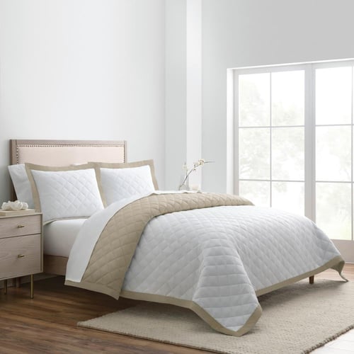 لحاف بارد قطن 100% مزدوج 3 قطع