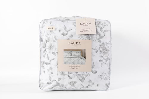 لورا آشلي | طقم لحاف مزدوج 7 قطع