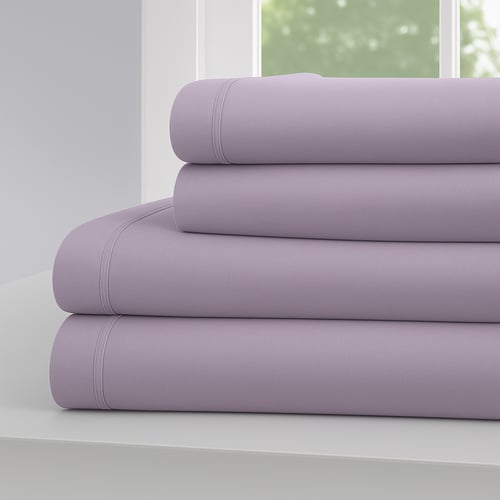 طقم شراشف مزدوج 4 قطع قطن 100%