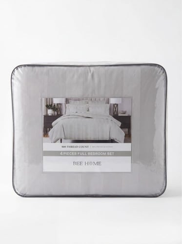 بيني داماسك | طقم لحاف قطن 100% مفرد و نص 4 قطع