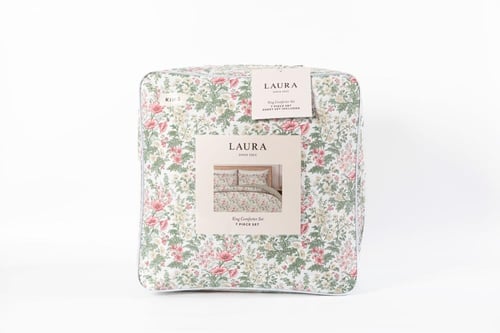 لورا آشلي | طقم لحاف مزدوج 7 قطع
