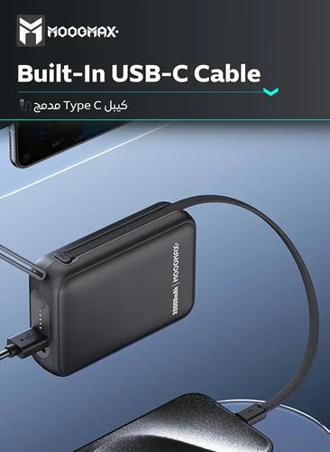 باور بانك 20000 مللي امبير بشحن سريع 65 واط، بطاري...