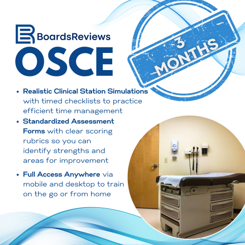 BoardsReviews OSCE – 3-Month Access