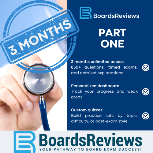 BoardsReviews Part 1 Exam – 3-Month Access