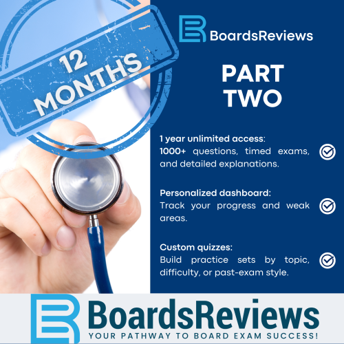 BoardsReviews Part 2 Exam – 12-Month Access