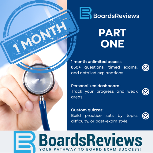 BoardsReviews Part 1 Exam – 1-Month Access