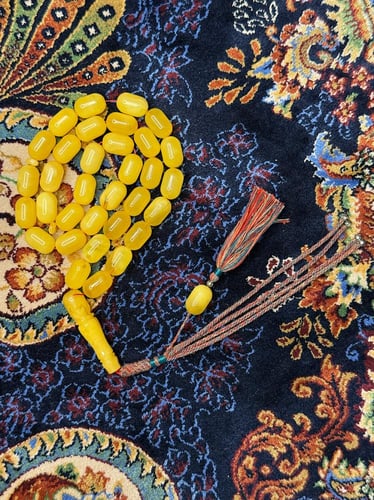 سبحة كهرمان كلينغرادي كركوشة تفصال 32g