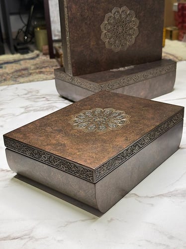 صندوق اهداء نقوش فاخر