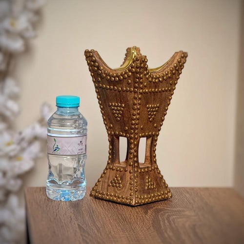 مبخرة خشب طبيعي نحت يدوي فاخر