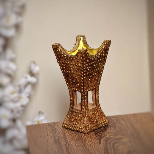 مبخرة خشب طبيعي نحت يدوي فاخر