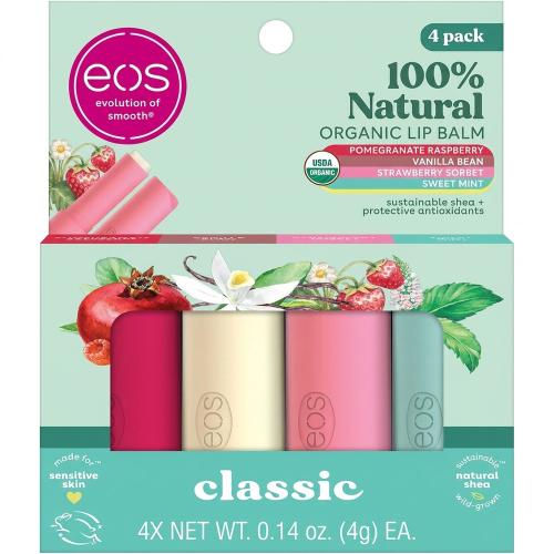 Lip balm pens, 100% natural and organic from eos -...