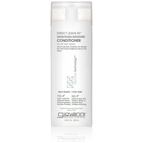 Giovanni Balm leaves directly on the hair from Eco...