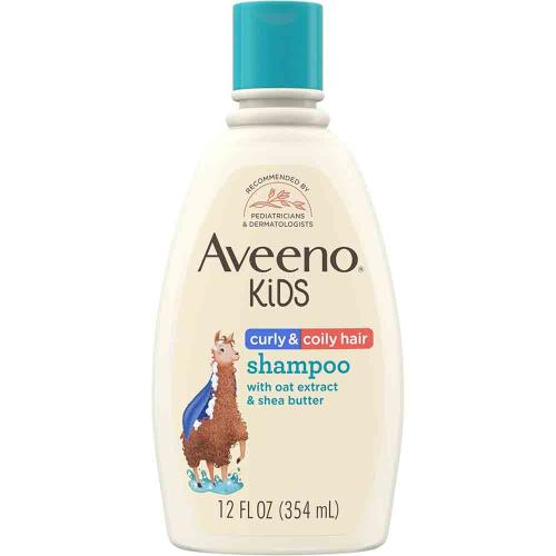 شامبو الشعر المجعد للأطفال Aveeno بزيت الشوفان وزب...