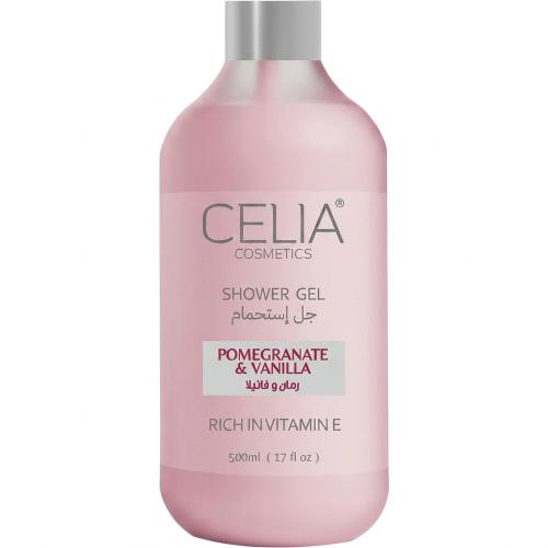 Celia shower gel with pomegranate and vanilla extr...