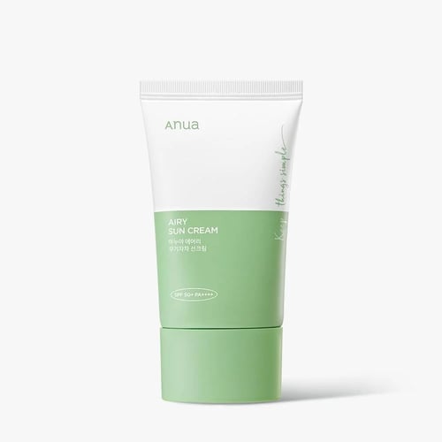 Anwa Airy Sunscreen Cream, Sensitive, 50.0 ml