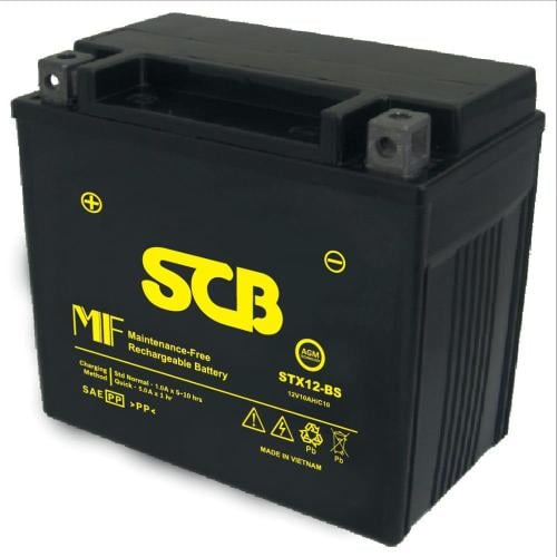Vietnamese STX12-BS motorcycle battery 12 volt 10...