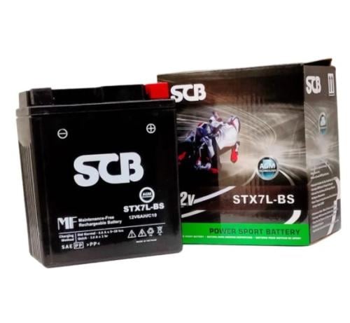 Vietnamese STX7L-BS motorcycle battery 12-volt 6-a...