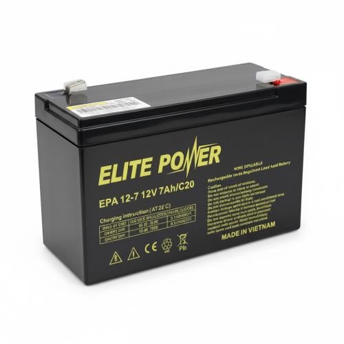 12-volt 7-ampere LEDA Sid battery Vietnamese Elite...