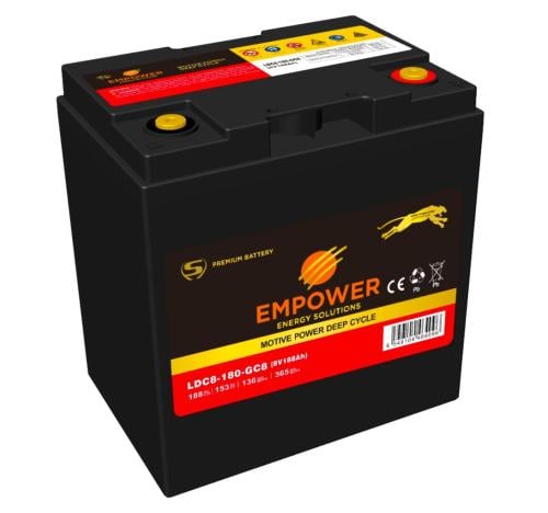 Golf battery 8 volt 170 amp Vietnamese LDC