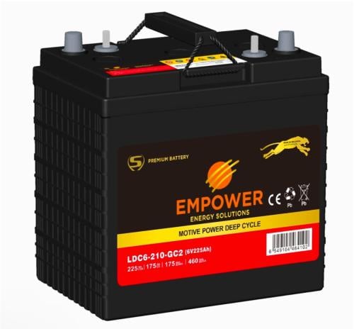 Golf battery Lida Sid 6 Volt 225 Ampere Vietnamese LDC