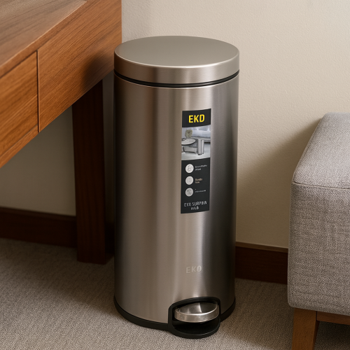 سلة مھملات ايكو استيل دعاس 30 لتر