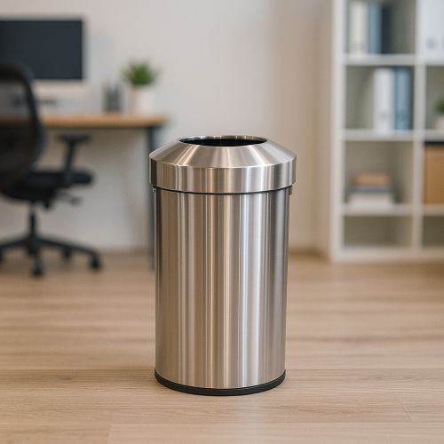 سلة مهملات ايكو استيل 50 لتر EK90551