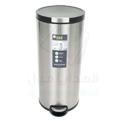 سلة مهملات دعاس استيل 30 لتر