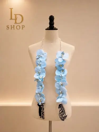 Orchid Pearl Graduation Scarf