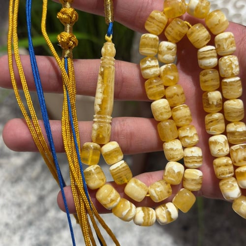 سبحة كهرمان صندوقي