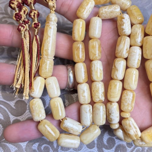 سبحة كهرمان كلنقرادي صنوبري