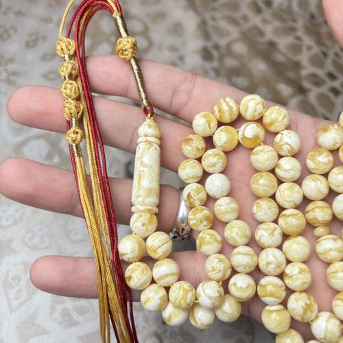 سبحة كهرمان كلنقرادي كروي