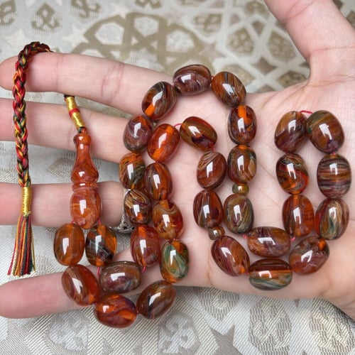 سبحة مسكي بيضاوي