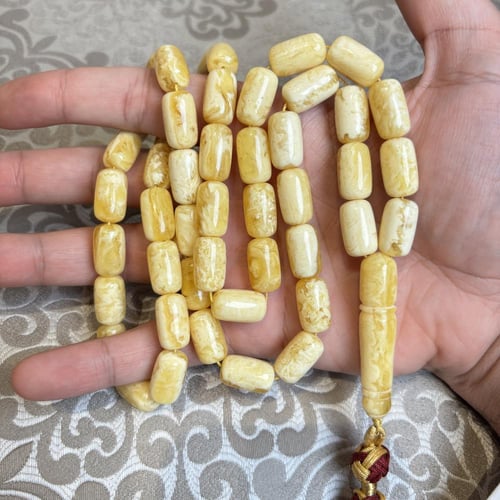 سبحة كهرمان كلنقرادي صنوبري