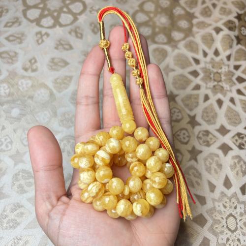 سبحة كهرمان كلنقرادي كروي