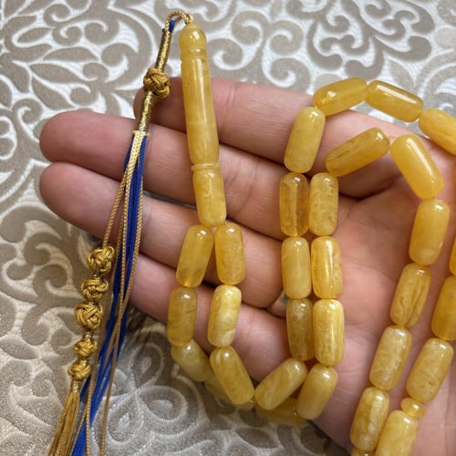 سبحة كهرمان كلنقرادي صنوبري