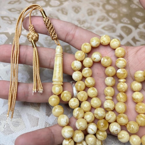 سبحة كهرمان كلنقرادي كروي