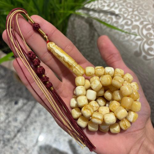 سبحة كهرمان برميلي