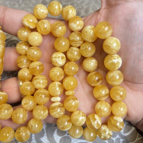 سبحة كهرمان كلنقرادي كروي