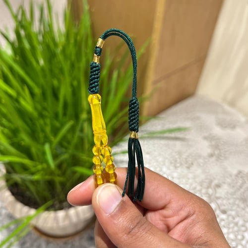 مسباح مستكة شفاف 99 حبة