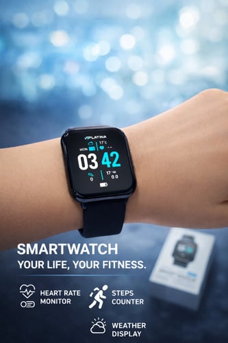 الساعة الذكية VIPLATINA