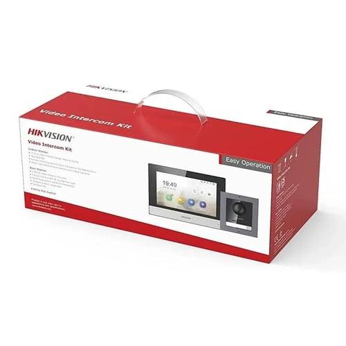 انتركوم هايكفيجن DS-KIS602P IP واي فاي مع جرس بكام...