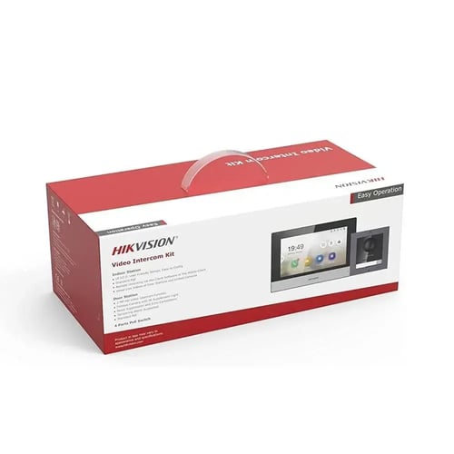 انتركوم هايكفيجن DS-KIS602P IP واي فاي مع جرس بكام...
