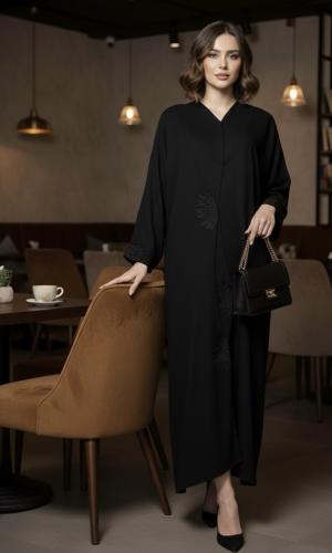 عباية سكون الليل مطرزة