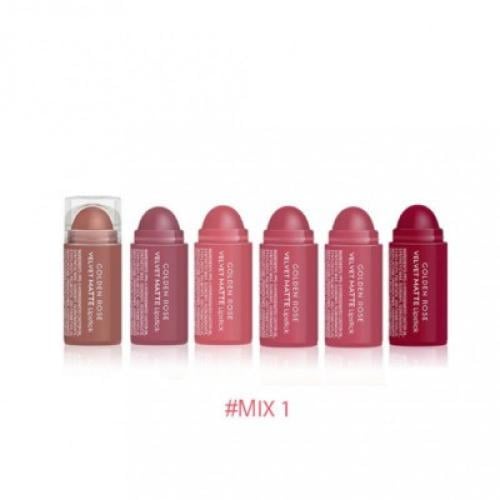 Golden Rose - 6 Mini Lipsticks MIX1
