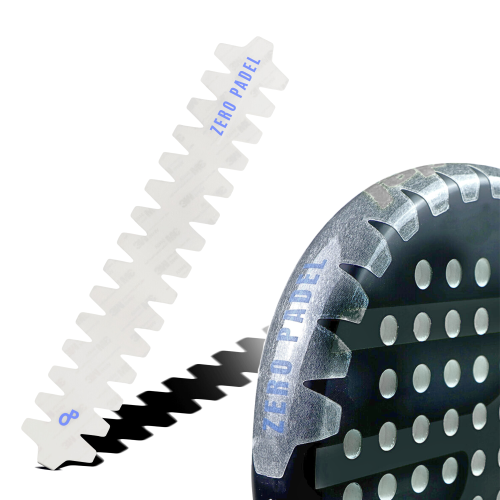 Zero Padel Racket Protector, Transparent - Large