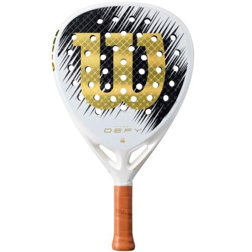 Wilson Defy V1 SE 2026 White/Gold Padel Racket